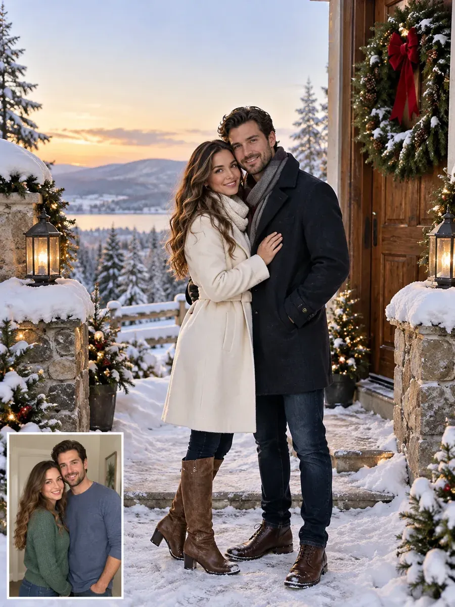 Christmas card prompt result: Tall Portrait Card