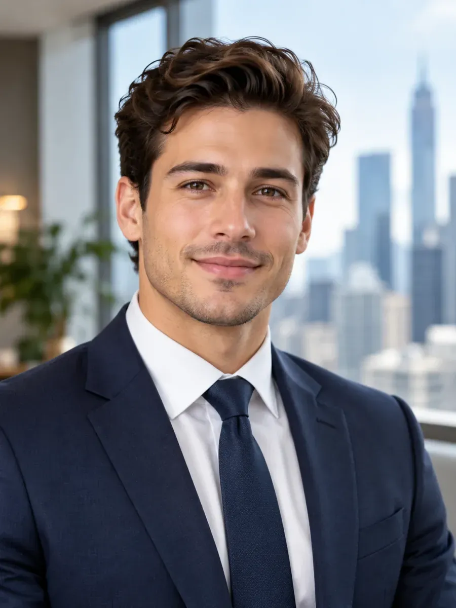 Professional AI Headshot – AI image prompt example